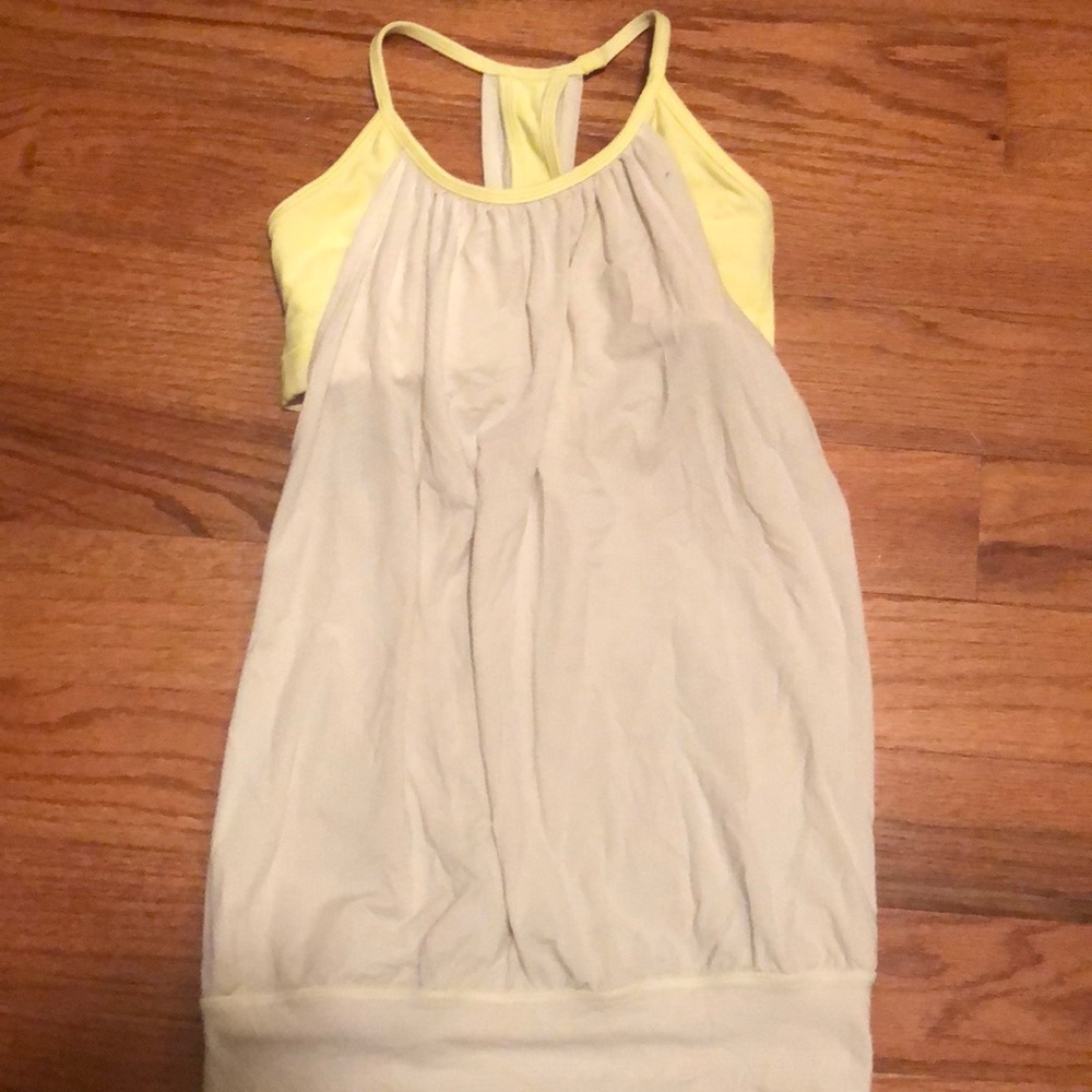 Lululemon No Limits Tank Top Yellow 4